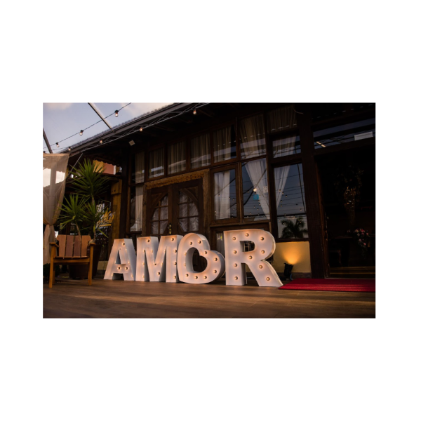 Letreiro Luminoso Amor