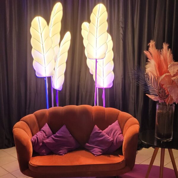 Folhas de led